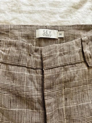 Top Polo y pantalón lino