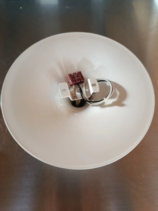 Aplique de pared Funnel blanco