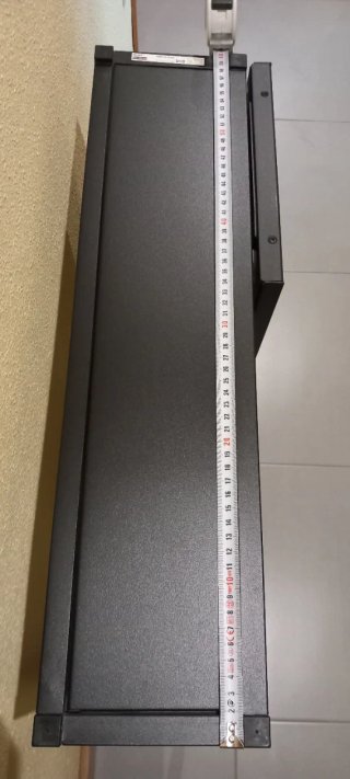 Estantería IKEA ENHET metálica negra con espejo