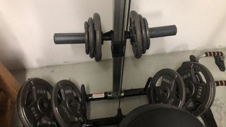 Equipo de gimnasio completo para casa