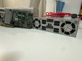 Controladora LSI L3-25121-85C + Backplane 4 SSD
