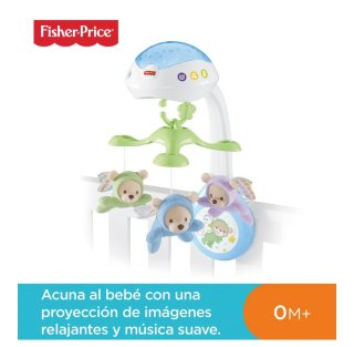 Móvil musical para cuna con peluches