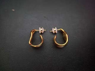 Pendientes Esculturales Oro 18K A ESTRENAR