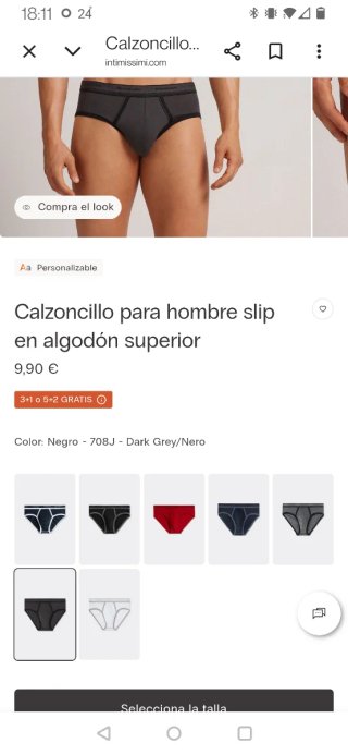 Calzoncillos slip Intimissimi