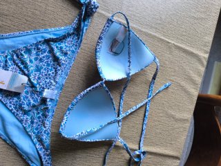 Bikini azzurro tg. L nuovo con cartellino Primark