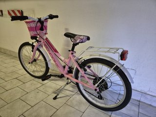 Bicicletta bambina rosa 20 pollici