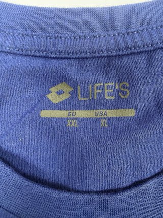 Camiseta Lotto Azul Talla XXL