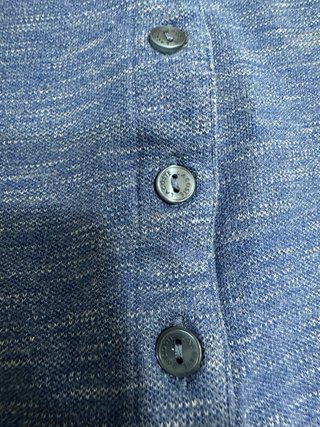 Polo Lacoste Azul Jaspeado Classic Fit XL Mujer