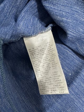 Polo Lacoste Azul Jaspeado Classic Fit XL Mujer