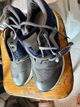 Zapatillas ET Azul y Gris