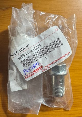 Tornillo Unión Hidráulica Bomba Servodir Lexus Toy
