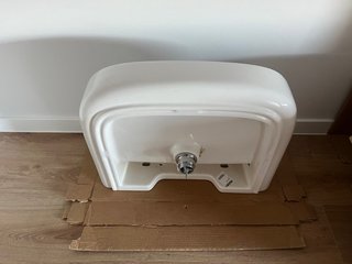 Lavabo de obra blanco