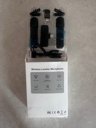 Micrófono Lavalier Inalámbrico