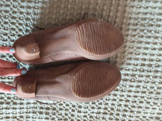 Zapatos de ante marrones