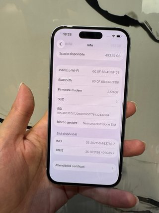iPhone 15 512GB blu