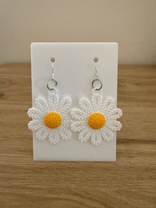 Pendientes Margarita Blancos y Amarillos