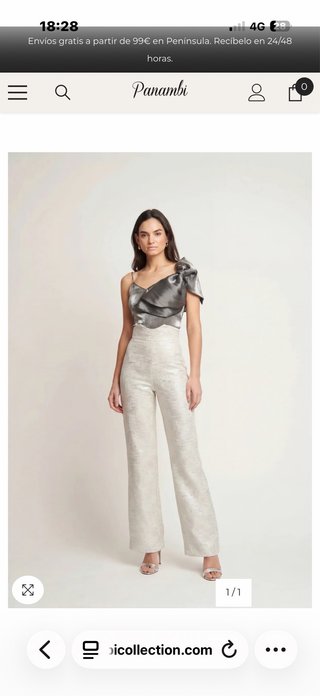 Traje Panambi top y pantalon