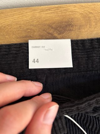 Pantalones Zara Pana Talla 44 Negro