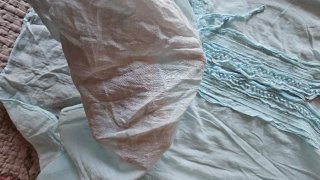 Camisa Zara azul mujer