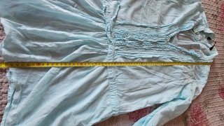 Camisa Zara azul mujer