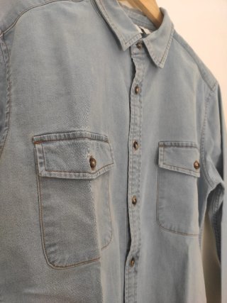 Camisa vaquera azul Talla S