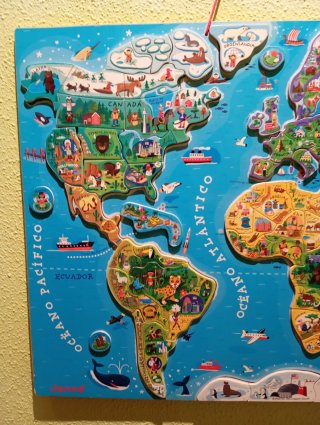 Mapa del Mundo Magnético Janod