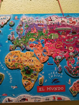 Mapa del Mundo Magnético Janod