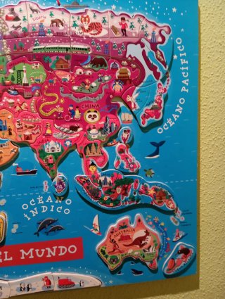 Mapa del Mundo Magnético Janod