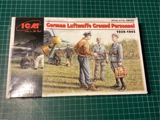 Maqueta ICM German Luftwaffe Ground Personnel