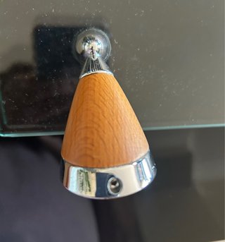 Estante de cristal para baño