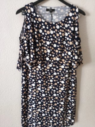 Vestido Fiesta Talla 42 Lunares