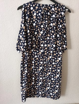 Vestido Fiesta Talla 42 Lunares
