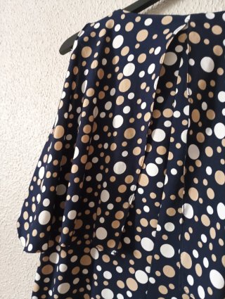 Vestido Fiesta Talla 42 Lunares