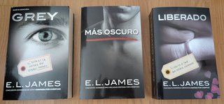 Lote libros Cincuenta sombras de Grey