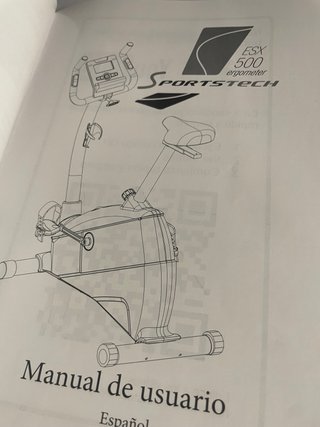 Bicicleta Estática Sportech ESX 500