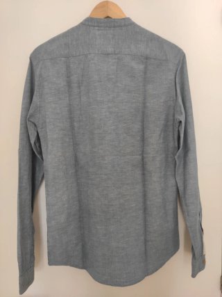 Camisa Pull&Bear cuello mao azul Talla S