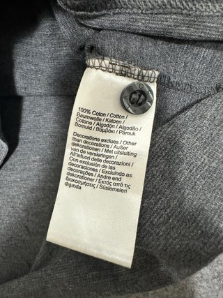 Polo Lacoste Gris Classic Fit M Hombre