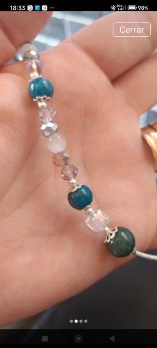 Conjunto Collar y Pendientes Plata Turquesa