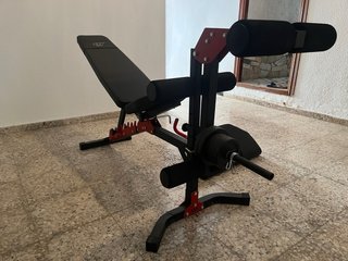 Banco musculación piernas y abdominales