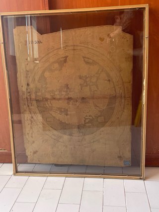 Cuadro Manuscrito coleccionismo Medieval Enmarcado
