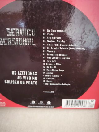 CD Os Azeitonas Ao Vivo No Coliseu Do Porto