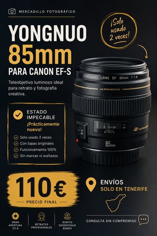 Yongnuo 85mm EF-S Canon