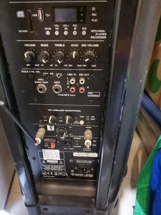 Cassa amplificata Ibiza Sound portatile funzionant