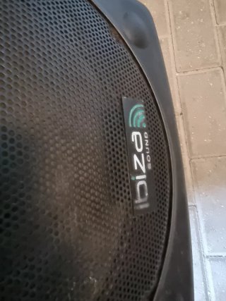 Cassa amplificata Ibiza Sound portatile funzionant