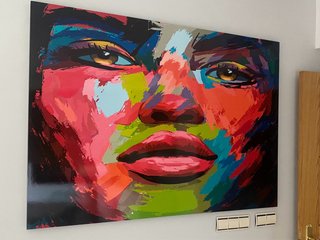 Cuadro abstracto mujer 99x139 cm