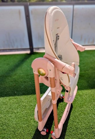 Trona Prima Pappa Peg Perego Rosa/Blanca