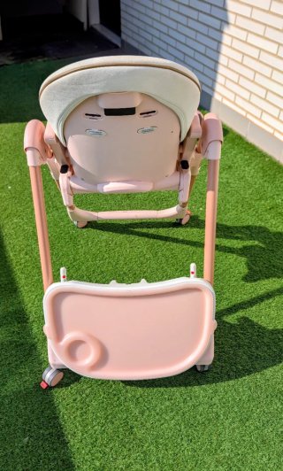 Trona Prima Pappa Peg Perego Rosa/Blanca