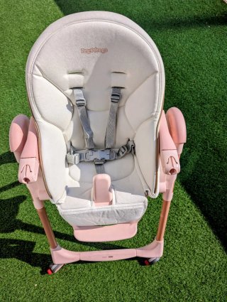 Trona Prima Pappa Peg Perego Rosa/Blanca