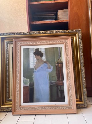 Cuadro al óleo señora