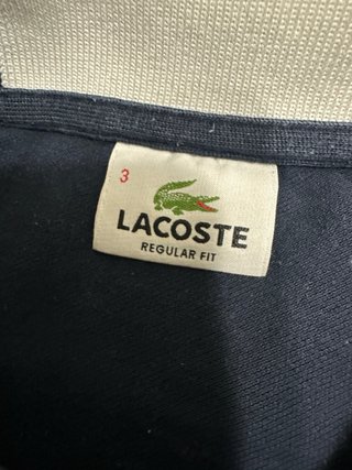 Polo Lacoste Azul Marino Yatching Style Regular